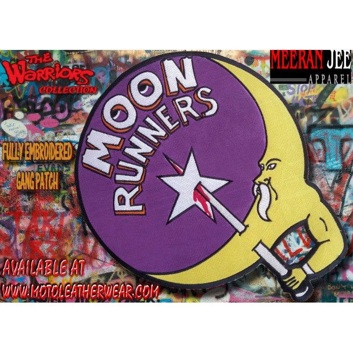 Moon Runners Embroidery Patch, The Warriors Movie Patch, Moon Runners